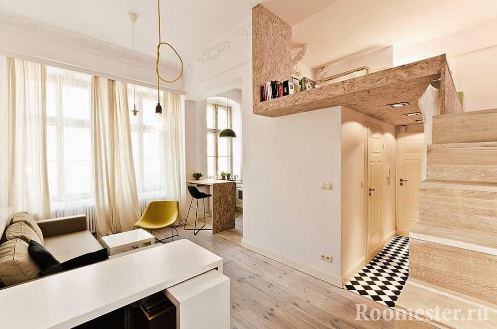 Design af en 1 værelses lejlighed pÃ¥ 30 kvm foto 1 værelses lejlighed 30 m2