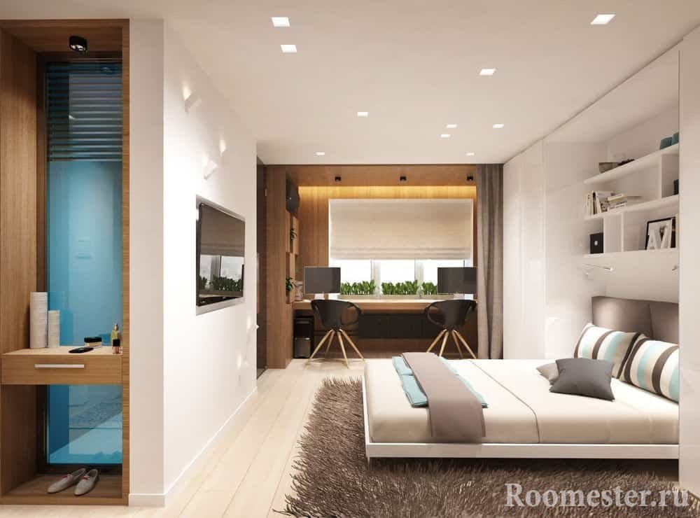 Design af en 1 værelses lejlighed pÃ¥ 30 kvm foto 1 værelses lejlighed 30 m2