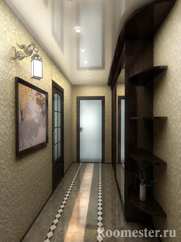 Дизайн коридора длинного в квартире