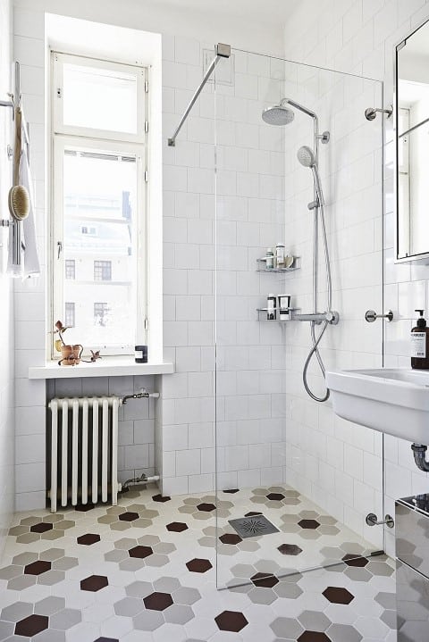 vannaya v skandinavskom stile 5 - Ванная комната в скандинавском стиле: идеи интерьера