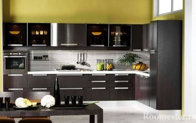 Кухня цвета венге — дизайн и 25 фото