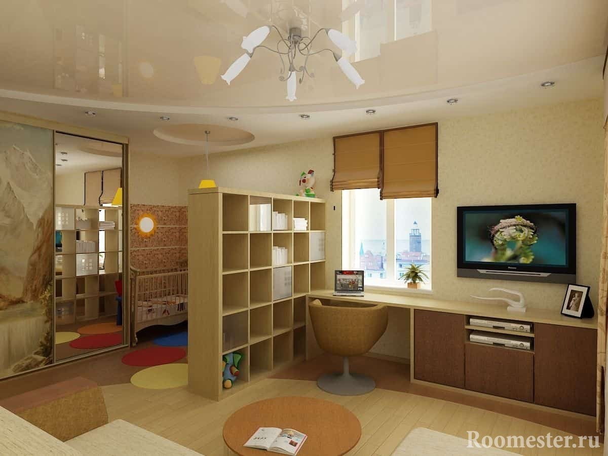 Дизайн комнаты для молодых родителей с малышом