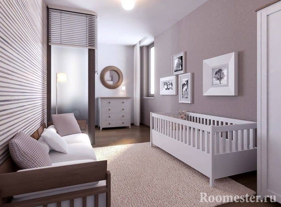 Дизайн однокомнатной квартиры с ребенком - примеры интерьера