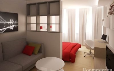 Дизайн гостиной спальни — примеры совмещения