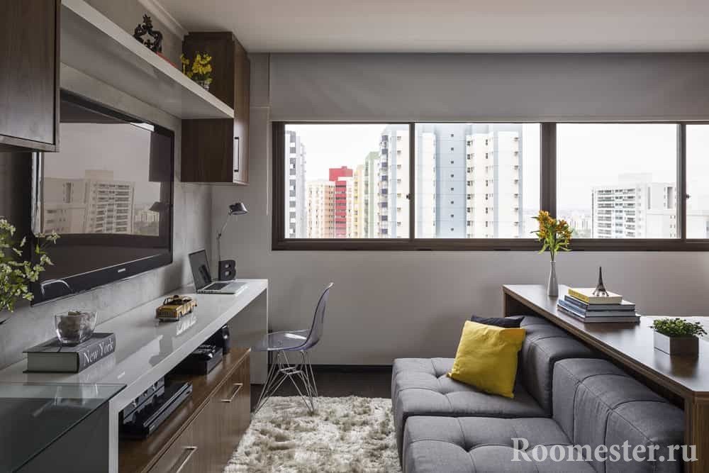 Дизайн однокомнатной квартиры 30 кв м - планируем интерьер + фото