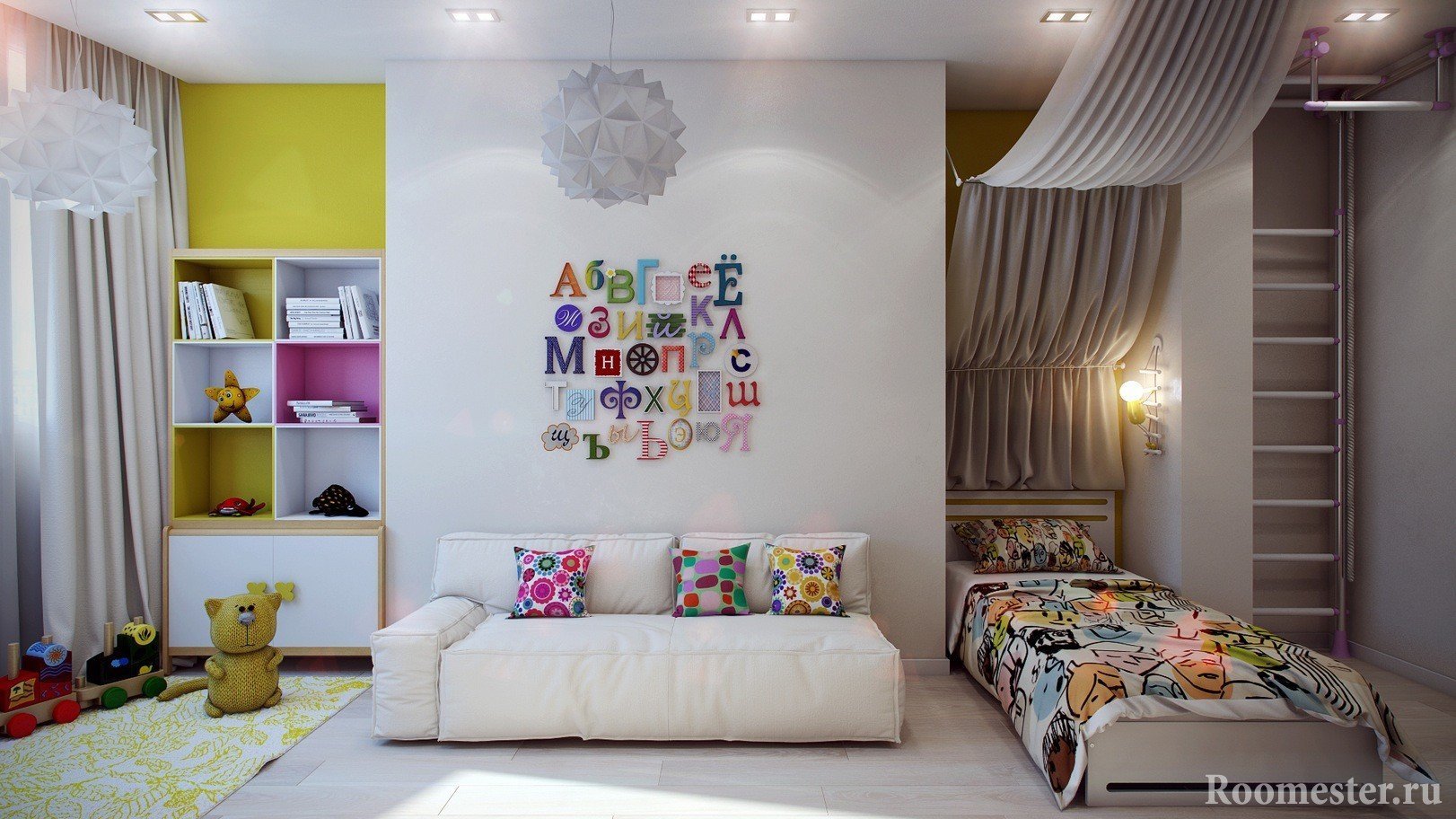 Дизайн детской комнаты - 100 фото идей интерьера