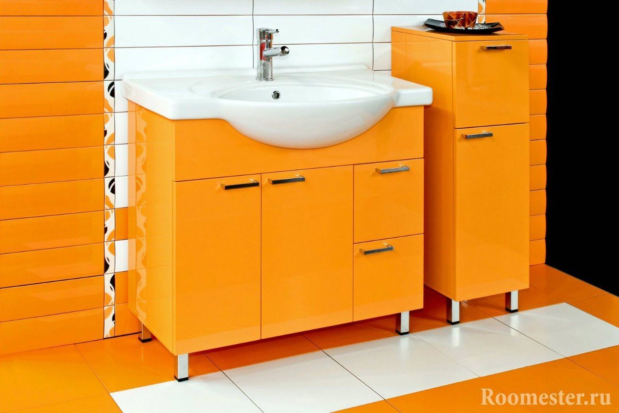 Мебель в цвете оранж