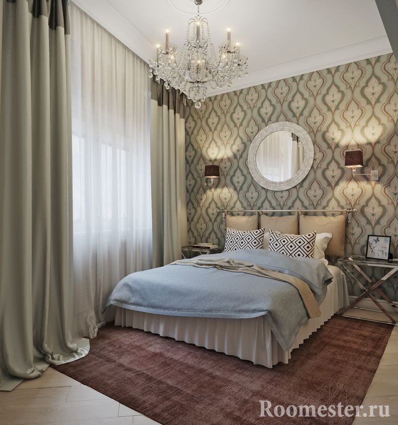 Стильная спальня в классическом стиле