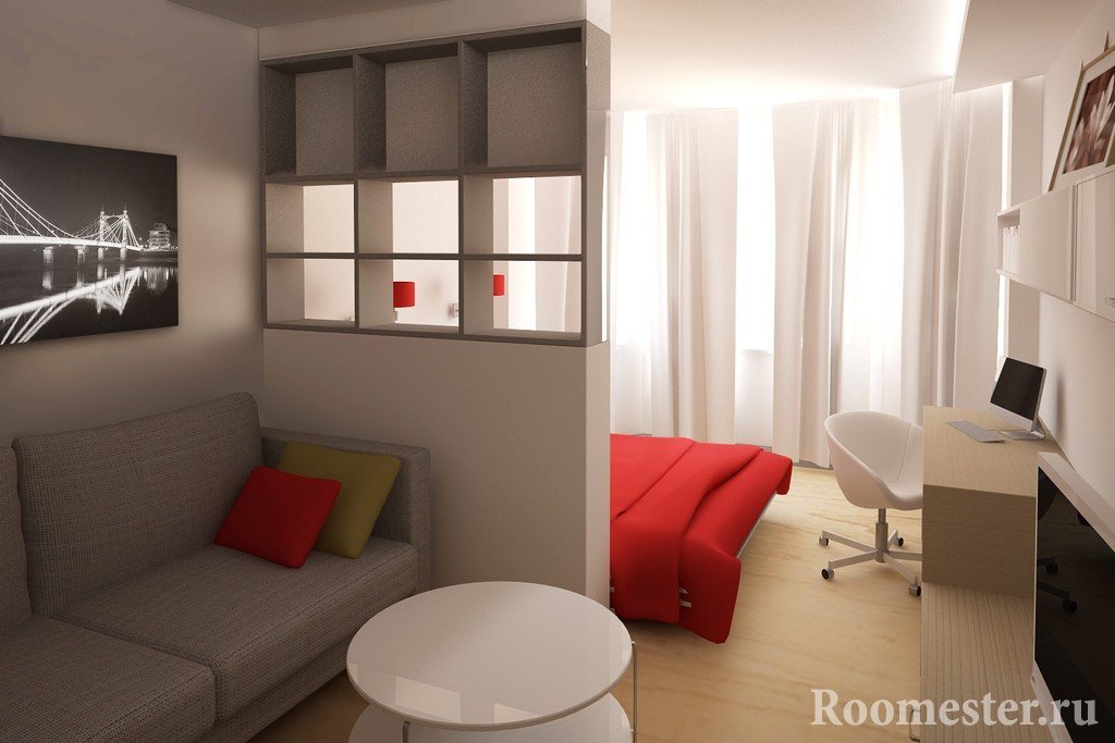 Дизайн-проект комнаты 18 кв м