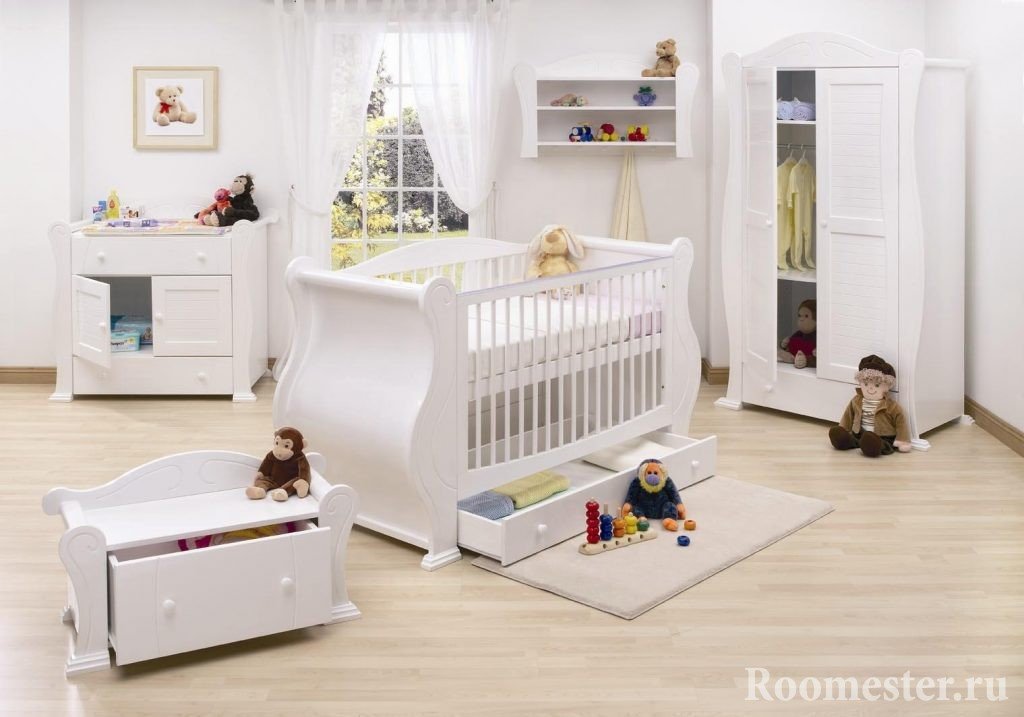 Дизайн детской комнаты для новорожденной девочки или мальчика выбор обоев мебели и украшений