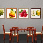 Картины с фруктами на стене