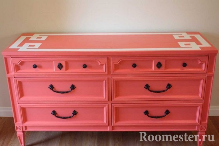 Декор комода своими руками - различные техники и подборка 40 фото