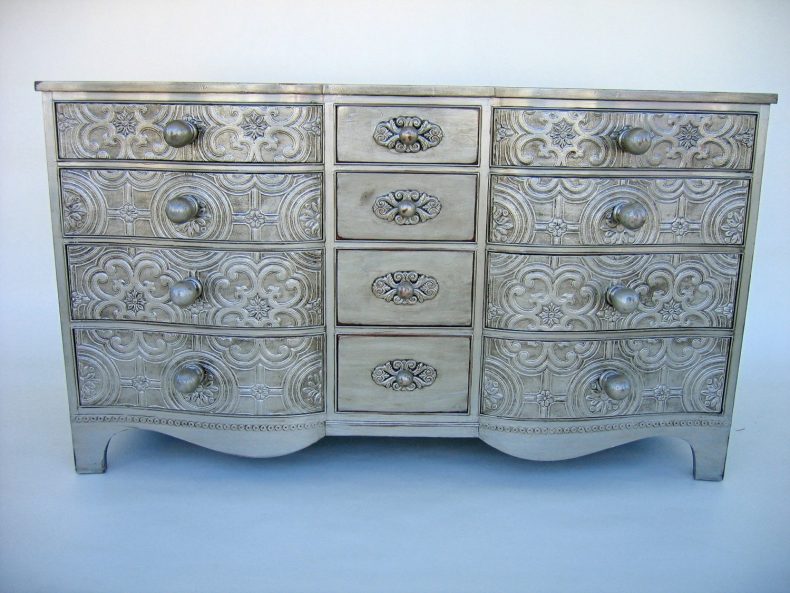 Декор комода своими руками - различные техники и подборка 40 фото