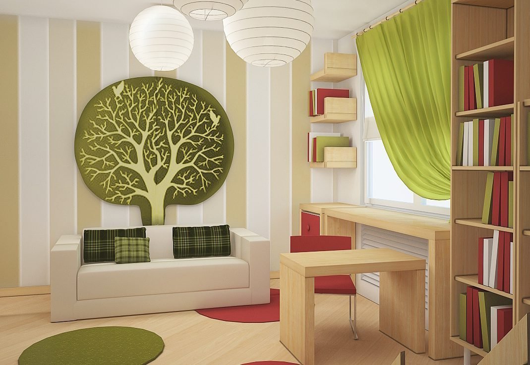 dizajn malenkoj detskoj komnaty 46 e1517236860596 - Маленькая детская комната дизайн  ( 70 фото )