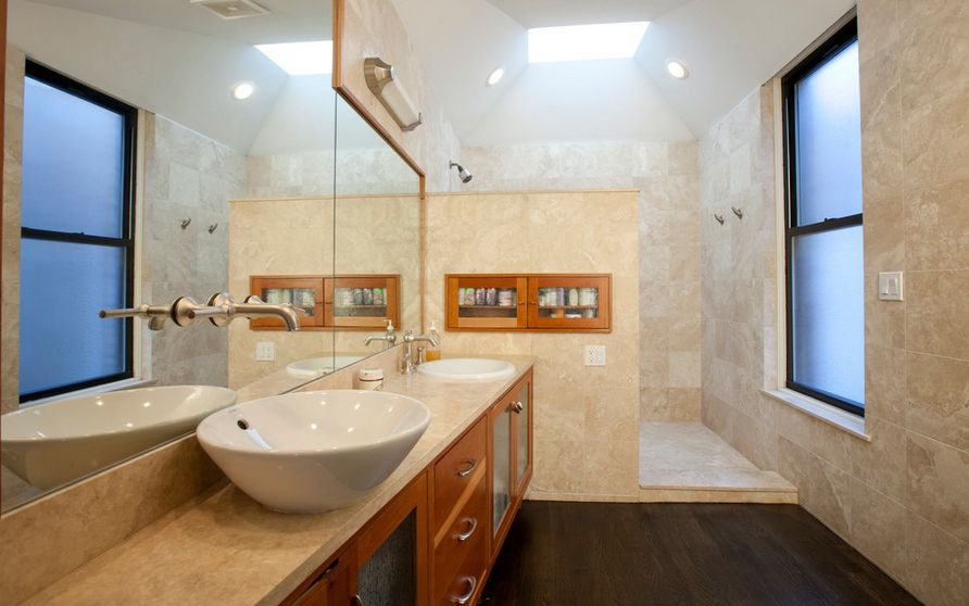 dizajn vannoj komnaty v chastnom dome 43 - Дизайн ванной комнаты в своем доме +70 фото
