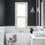 dizajn cherno beloj vannoj komnaty 18 150x150 - Дизайн ванной комнаты в черно-белом цвете