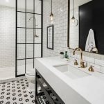 dizajn cherno beloj vannoj komnaty 31 150x150 - Дизайн ванной комнаты в черно-белом цвете