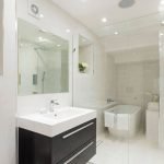 dizajn cherno beloj vannoj komnaty 54 150x150 - Дизайн ванной комнаты в черно-белом цвете