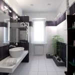 dizajn cherno beloj vannoj komnaty 62 150x150 - Дизайн ванной комнаты в черно-белом цвете