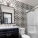 dizajn cherno beloj vannoj komnaty 66 150x150 - Дизайн ванной комнаты в черно-белом цвете
