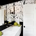 dizajn cherno beloj vannoj komnaty 67 150x150 - Дизайн ванной комнаты в черно-белом цвете