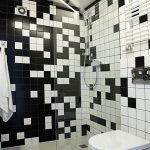 dizajn cherno beloj vannoj komnaty 69 150x150 - Дизайн ванной комнаты в черно-белом цвете
