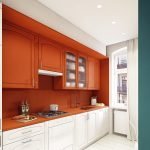 dizajn oranzhevoj kuhni 29 150x150 - Дизайн кухни в оранжевом стиле: + 70 фото