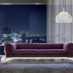 Роскошный фиолетовый диван