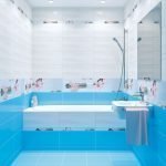 dekor plitki v vannoj 11 150x150 - Идеи декора ванной комнаты плиткой +40 фото