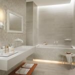 dekor plitki v vannoj 12 150x150 - Идеи декора ванной комнаты плиткой +40 фото