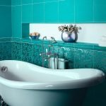 dekor plitki v vannoj 24 150x150 - Идеи декора ванной комнаты плиткой +40 фото