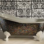 dekor plitki v vannoj 31 150x150 - Идеи декора ванной комнаты плиткой +40 фото