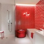 dekor plitki v vannoj 44 150x150 - Идеи декора ванной комнаты плиткой +40 фото