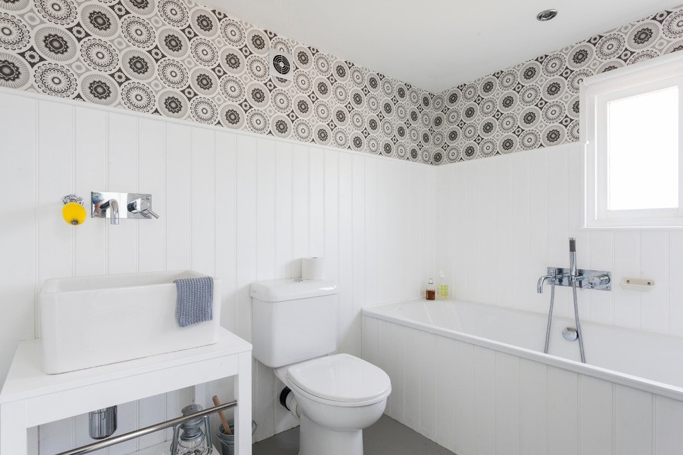 dizajn vanny panelyami 16 - Дизайн ванной комнаты с пластиковыми панелями