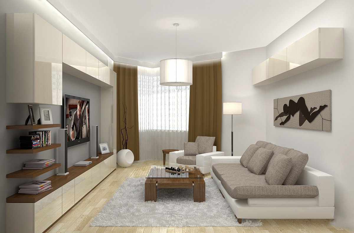 dizajn gostinoj v stile minimalizm 43 - Дизайн гостиной в стиле минимализм