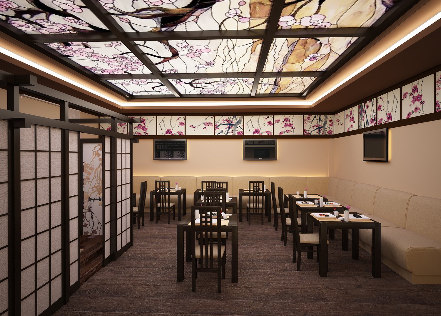 Сайт японского ресторана. Интерьер ресторана «Моондзун»Япония. Ресторан «японский ниндзя» в япон6ии. Интерьер кафе в японском стиле. Японское кафе в стиле Японии.