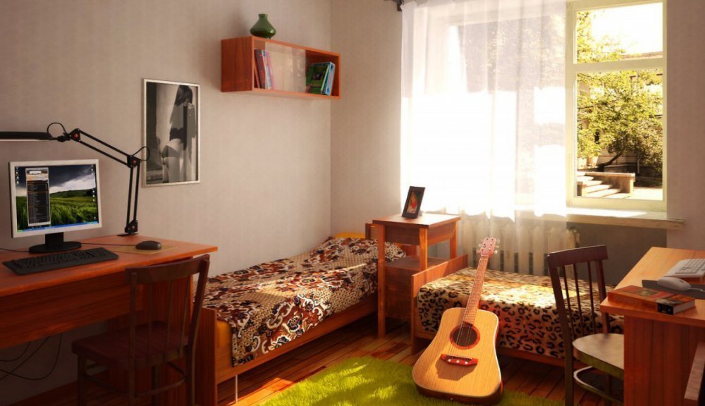 Мебель для комнаты в общежитии