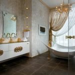 Роскошный дизайн ванной комнаты