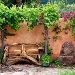 Скамейка в винограднике