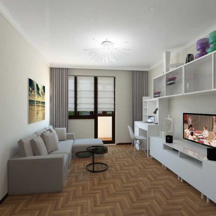 Дизайн для однокомнатной квартиры 36 кв м