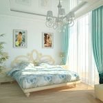 dizajn spalni v biryuzovyh tonah 69 150x150 - Бирюзовый дизайн спальни: + 70 фото