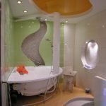 Декор из гипсокартона в дизайне ванной