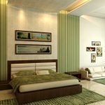 Зеленый в дизайне спальни