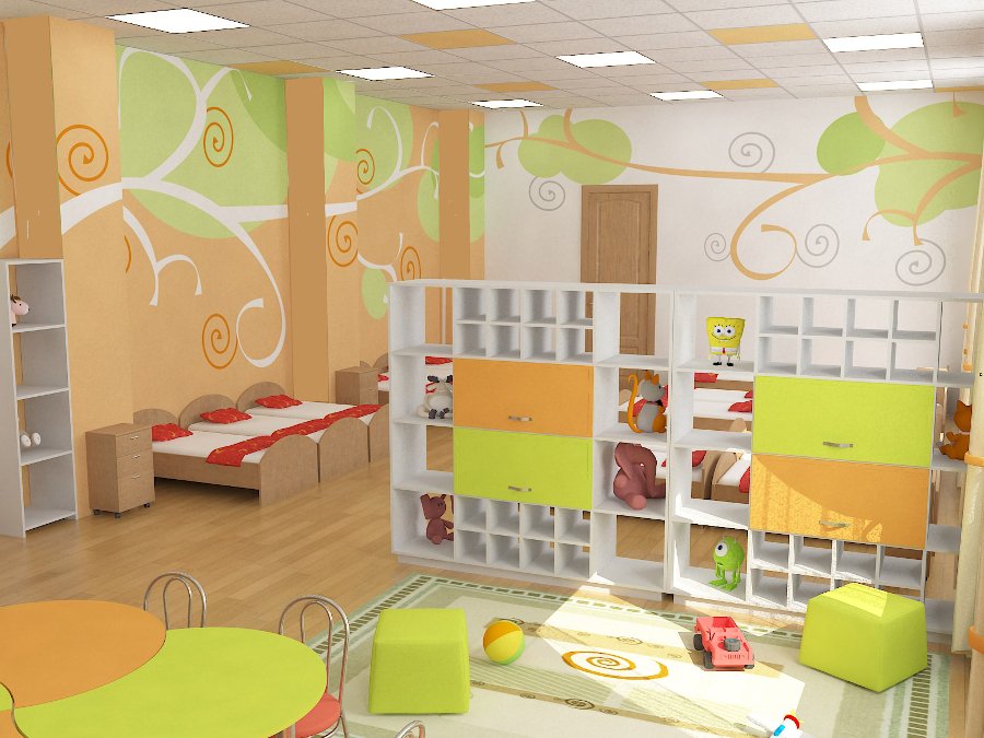 Мебель в ясли. Мебель для детского сада. Интерьер группы в детском саду. Дизайн детского сада. Помещения детского сада.
