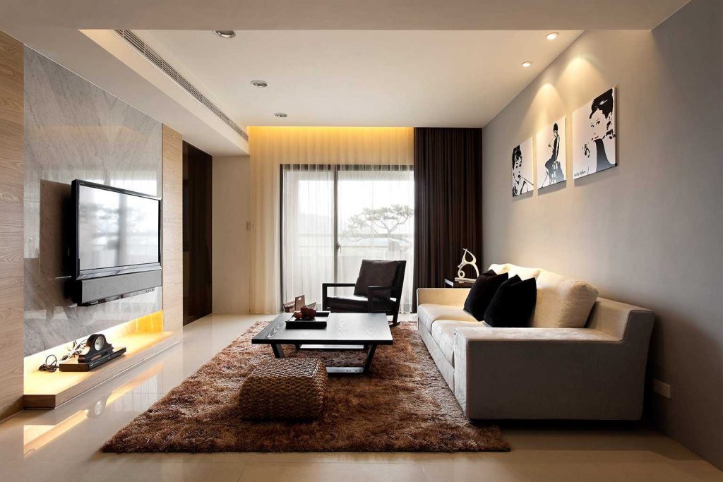 Дизайн гостиной комнаты 19 кв. м в современном стиле: фото реального зала