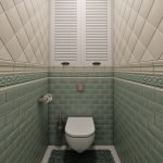 Плитка в туалете: +75 фото примеров дизайна