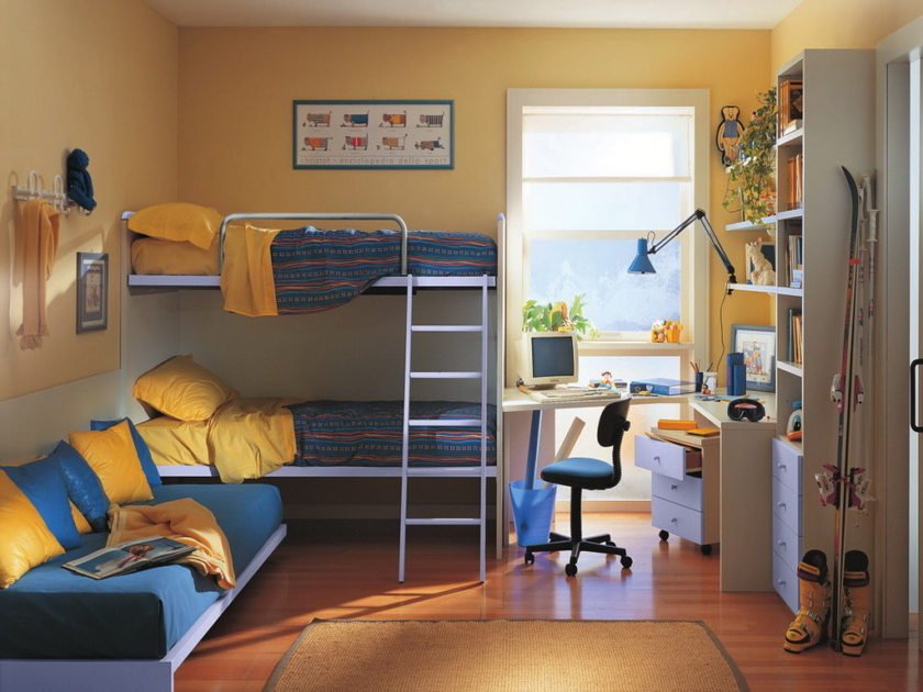 detskaya komnata 10 kv m 6 - Дизайн детской комнаты 10 кв м ( 50 фото )
