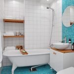dizajn beloj vannoj komnaty 17 150x150 - Белая ванная комната: дизайн интерьера