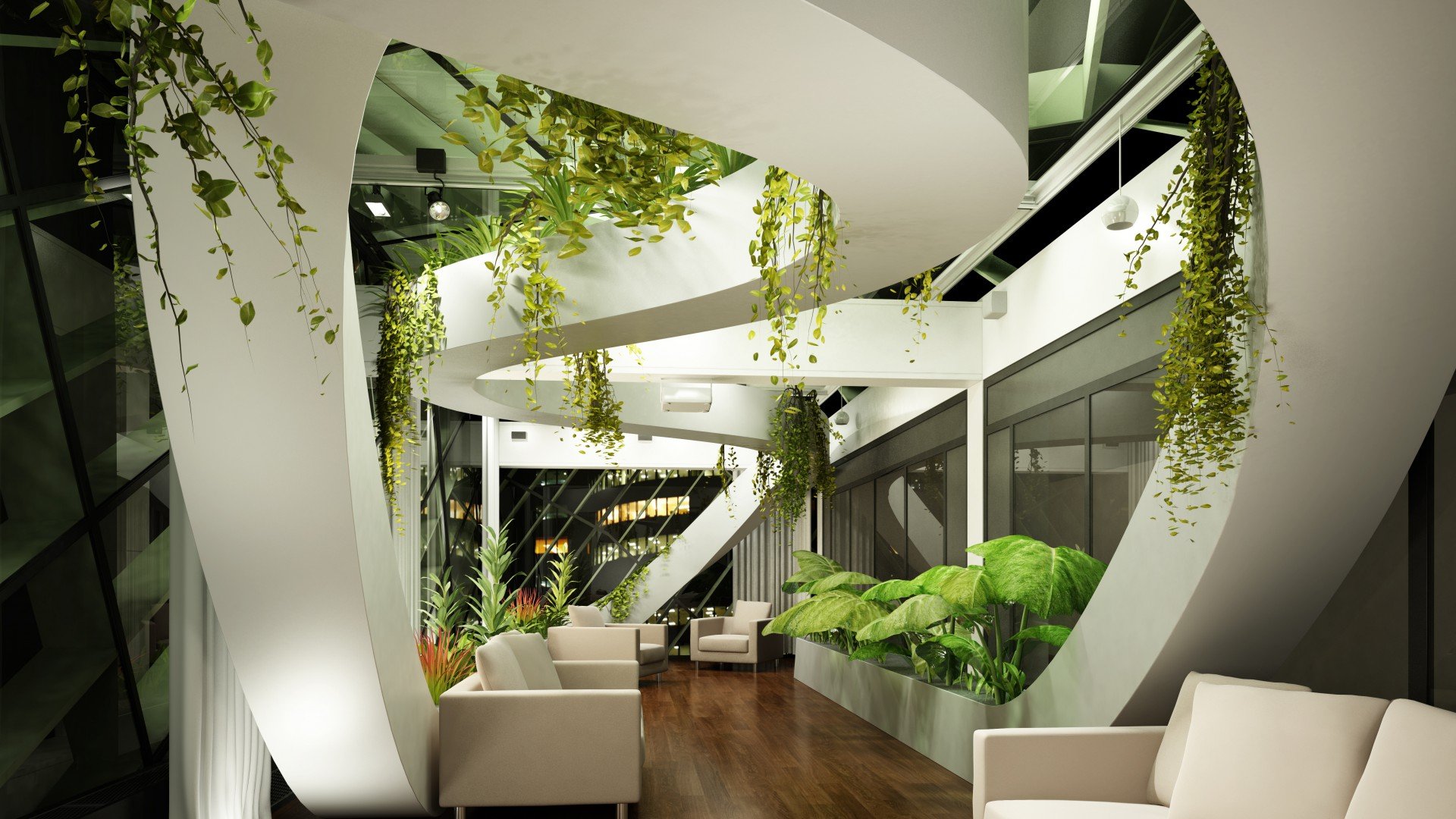 Растения в дизайне квартиры