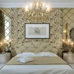 Зеркала в оформлении спальни в классическом стиле